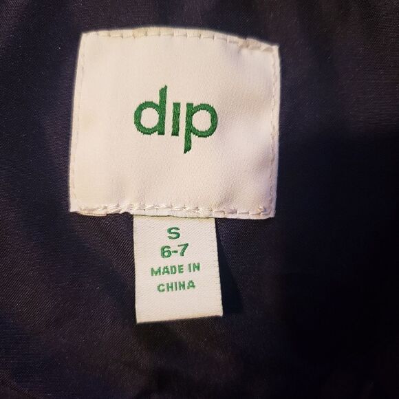 NWT Navy Blue dip Lightweight Quilted Lined Jacket Coat Youth Sz S (6-7) - Picture 4 of 7